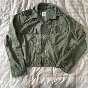 Gap green utility jacket